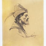 MIHÁLY VON MUNKÁCSY, Nude / Sketch for the Portrait of Franz Liszt, circa 1890