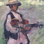 BERTALAN POR, Boy with Violin