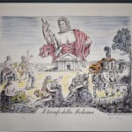 GIORGIO DE CHIRICO, Original Hand Signed and Numbered LiThe Invincible Chariot | La biga invincibile, 1969