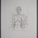 ALBERTO GIACOMETTI, Nude with Flowers | Nu aux fleurs, 1960