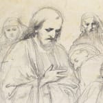 MIHÁLY VON MUNKÁCSY, Nude / Sketch for the Portrait of Franz Liszt, circa 1890