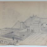 LASZLO BARO MEDNYANSZKY, Rooftops, ca. 1912
