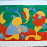 JOAN MIRÓ, Figure with Arrow | Personnage à la flèche noire, 1977
