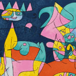 JOAN MIRÓ, Dog and Bird | Gos i ocell, 1979