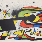 JOAN MIRÓ, Dog and Bird | Gos i ocell, 1979