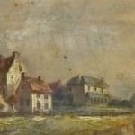 UNKNOWN ARTIST, View of a town on the coast