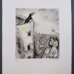 MARC CHAGALL, When Abdullah got the Net Ashore…, from: Four Tales from the Arabian Nights, 1948