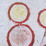 ANTAL BIRÓ, Red and Blue Composition, 1963