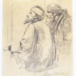 MIHÁLY VON MUNKÁCSY, Nude / Sketch for the Portrait of Franz Liszt, circa 1890