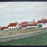 DAVID RADOVANITZ, Village in the Spring, 1968