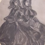 CONSTANTIN GUYS, Two Elegant Women