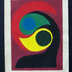 ETIENNE BEOTHY, Composition on Violet Background, 1927