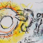 MARC CHAGALL, When Abdullah got the Net Ashore…, from: Four Tales from the Arabian Nights, 1948