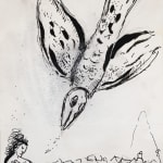 MARC CHAGALL, When Abdullah got the Net Ashore…, from: Four Tales from the Arabian Nights, 1948