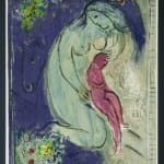 MARC CHAGALL, When Abdullah got the Net Ashore…, from: Four Tales from the Arabian Nights, 1948