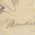 MIHÁLY VON MUNKÁCSY, Nude / Sketch for the Portrait of Franz Liszt, circa 1890