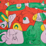JOAN MIRÓ, Figure with Arrow | Personnage à la flèche noire, 1977