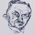 LUDWIG MEIDNER, Portrait of Dr. Victor Heinrich Klinkhardt (III), from: German Printmakers of our Time | Porträt Dr. Victor Heinrich...