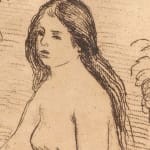 PIERRE AUGUSTE RENOIR, Seated Nude Woman / Femme Nue Assise, 1906