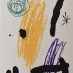 JOAN MIRÓ, Figure with Arrow | Personnage à la flèche noire, 1977