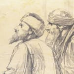 MIHÁLY VON MUNKÁCSY, Nude / Sketch for the Portrait of Franz Liszt, circa 1890