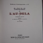 EDOUARD GOERG, Tableau de L´Au-Dela, 1927
