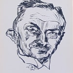 LUDWIG MEIDNER, Portrait of Dr. Victor Heinrich Klinkhardt (III), from: German Printmakers of our Time | Porträt Dr. Victor Heinrich...