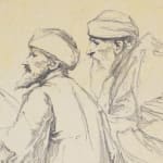 MIHÁLY VON MUNKÁCSY, Nude / Sketch for the Portrait of Franz Liszt, circa 1890