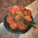 Jess Cochrane, Bowl of Citrus on a Balcony Ledge, 2024
