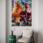 Georgia Dymock, Figures Holding Hands, 2024