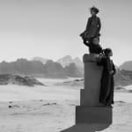 Nick Brandt Black and white photography Syrian Refugees in Jordon Desert available at Gilman Contemporary