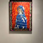 alia ali photograph in fabric wrapped frame yemini bosnian american photographer Sun Valley idaho gilman contemporary