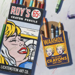 ben steele oil painting of colored pencils and crayons gilman contemporary