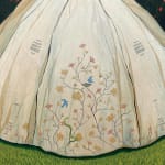 John Westmark detail of floral pattern on skirt