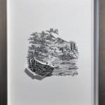 maria ossandon recart reconstruction china paper ink castle landscape fisherman