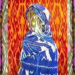 alia ali photograph in fabric wrapped frame yemini bosnian american photographer