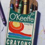 Ben Steele oil painting o'keefe label crayons view at Gilman Contemporary