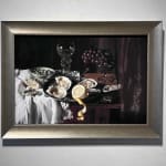 oysters and limen still life photograph flemish