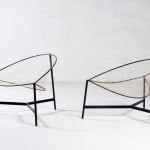 Luciano Grassi, Sergio Conti and Marisa Forlani, Pair of 'Cesto' chairs, 1953