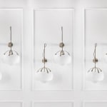 Lighting, Floral Murano Glass Wall Light