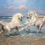 DMITRY LUCHANOV, A pair, 113x132cm, 2019