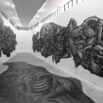 Abraham González Pacheco, Paisaje con matamoscas, 2023