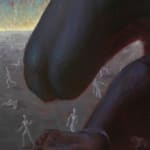 painting of two woman fighting by jordan tacker