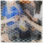 painting of a group of people doing a cheers over bubble wrap