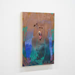 abstract painting of a monkey