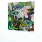 abstract painting of flowers