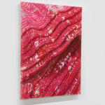painting of a pink sweater