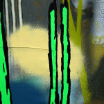 abstract painting of flowers