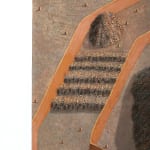 desert landscape painting with gravel