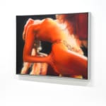 painting of a topless woman dancing